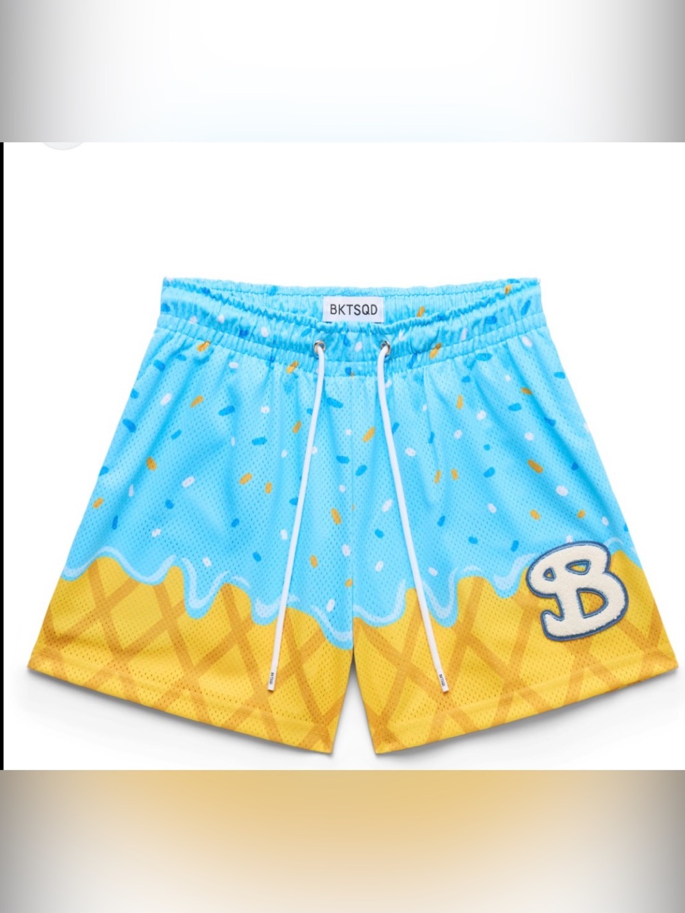 Men’s bucketsquad Ice Cream Cone Print Athletic Shorts